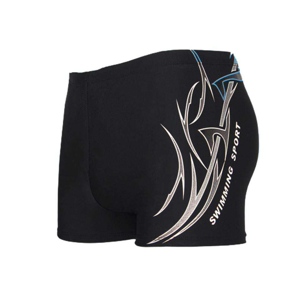 Comfortable Plus-Size Swimwear, Durable Nylon Swim Shorts, Men's Quick-Dry Trunks - available at Sparq Mart