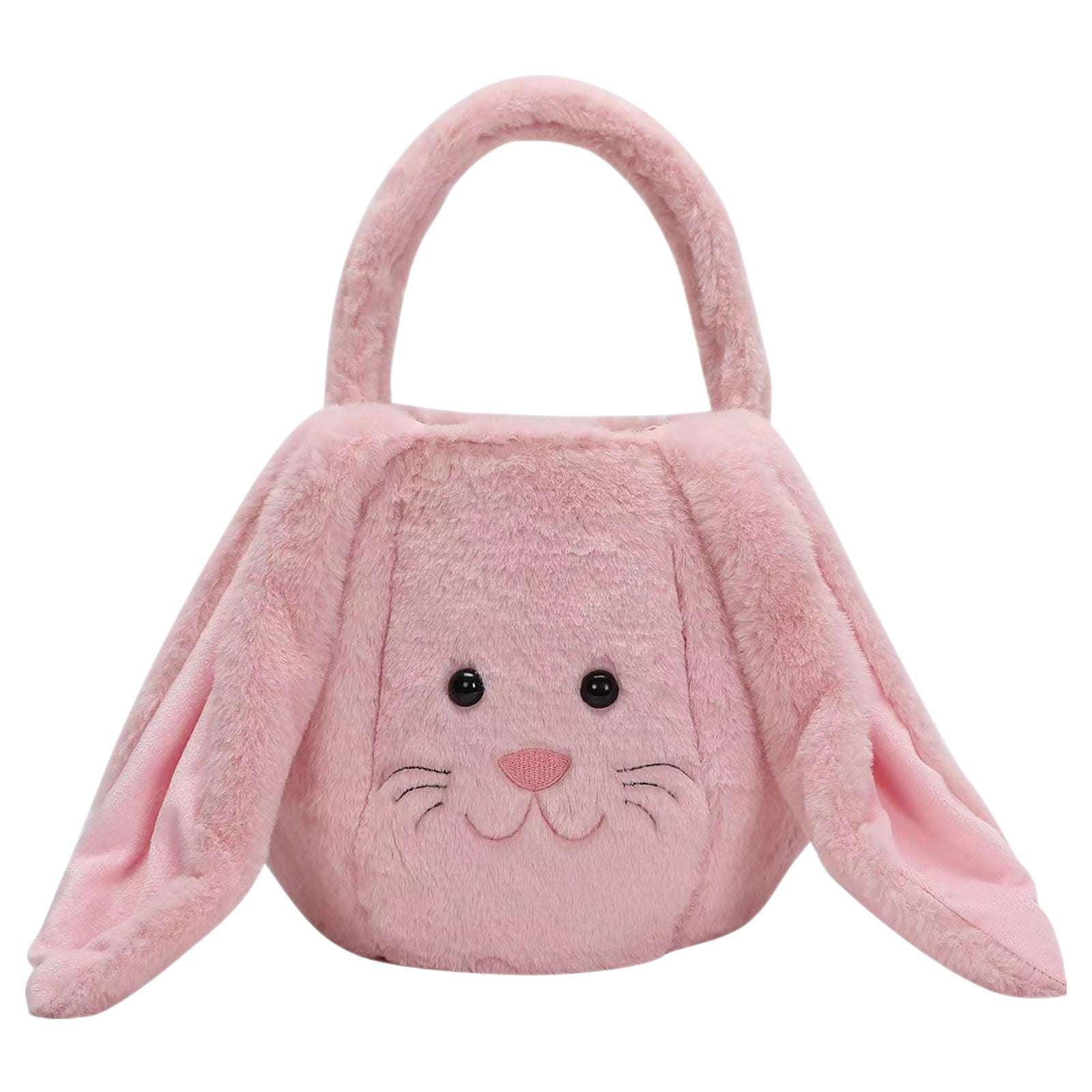 Easter Rabbit Basket, Kids Easter Tote, Plush Gift Basket - available at Sparq Mart