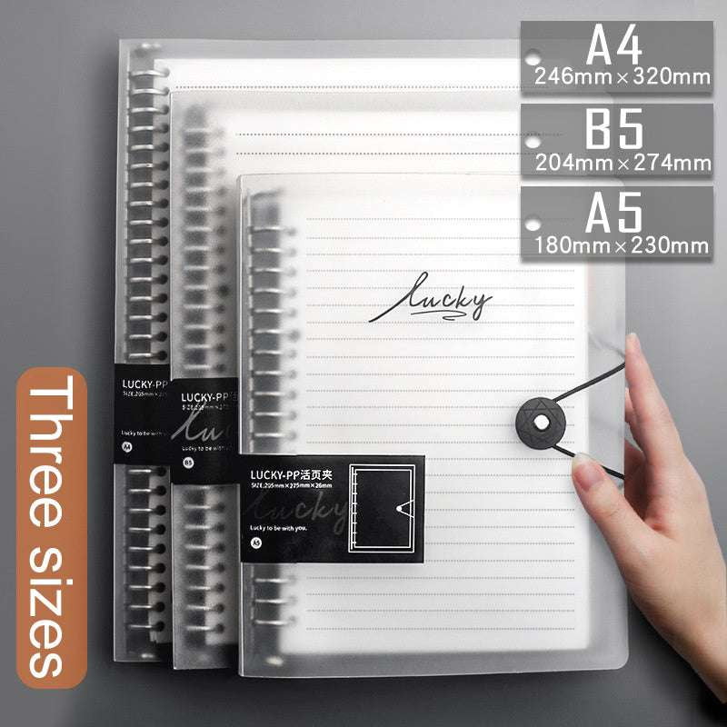 Durable B5 Loose-Leaf Folder, Premium A5 Business Notebook, Versatile A4 Binder Organizer - available at Sparq Mart