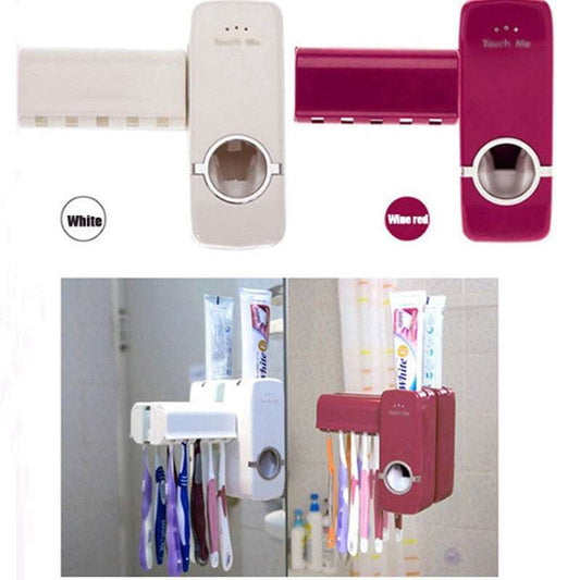 Bathroom Accessories Organizer, Easy Toothpaste Squeezer, Toothpaste Dispenser Holder - available at Sparq Mart