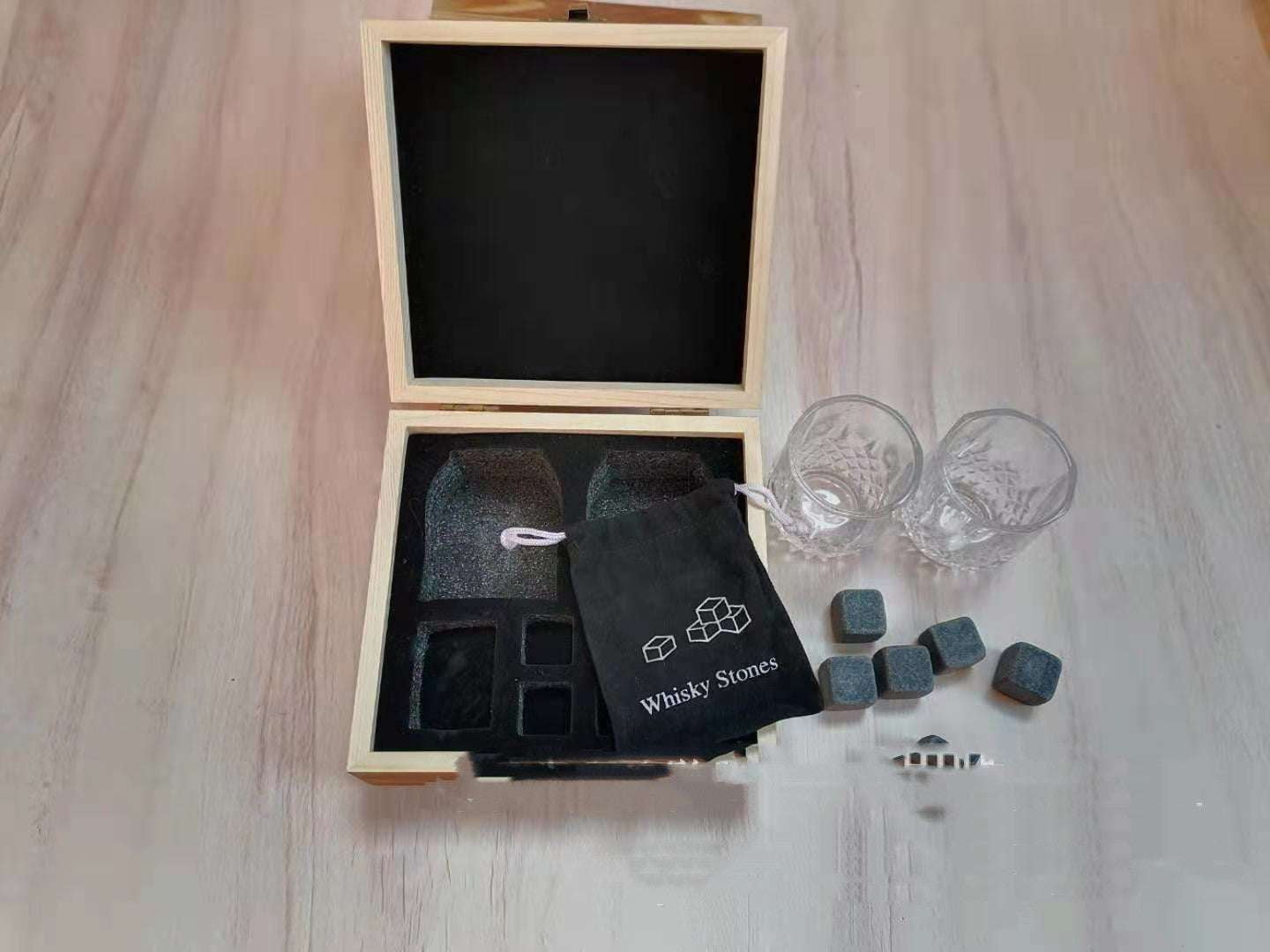 Chilled Drink Cubes, Elegant Bar Accessories, Premium Whiskey Stones - available at Sparq Mart