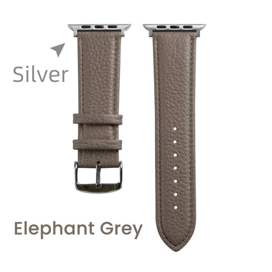 Calf Leather Band, Leather Strap Taupe, Monochrome Watch Straps - available at Sparq Mart