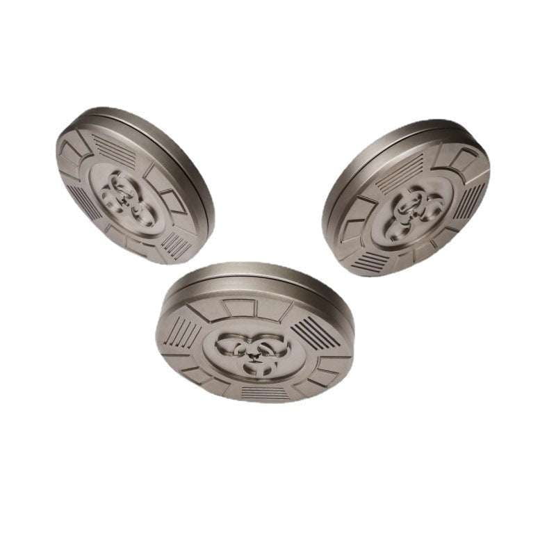 Coin Push Fidget, EDC Stress Reliever, Fingertip Gyro Spinner - available at Sparq Mart