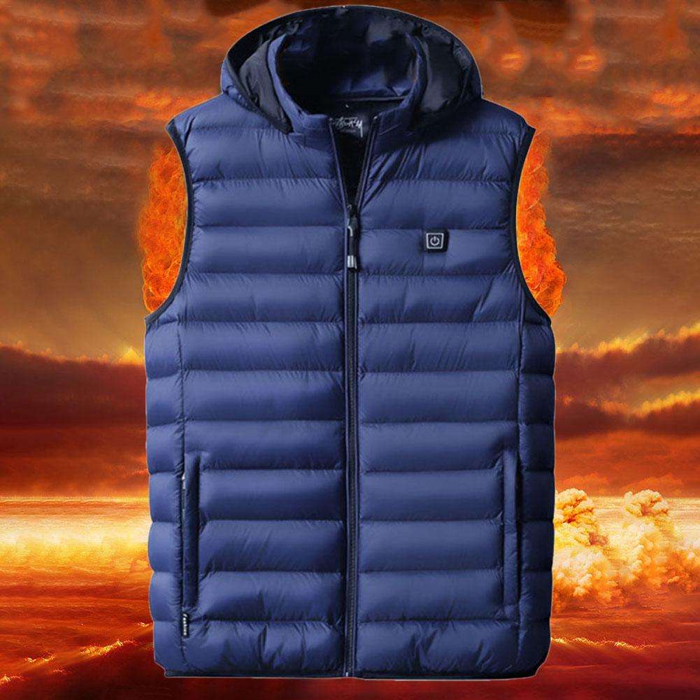 Double Heating Vest, Heated Cotton Vest, Wholesale Heating Vest - available at Sparq Mart