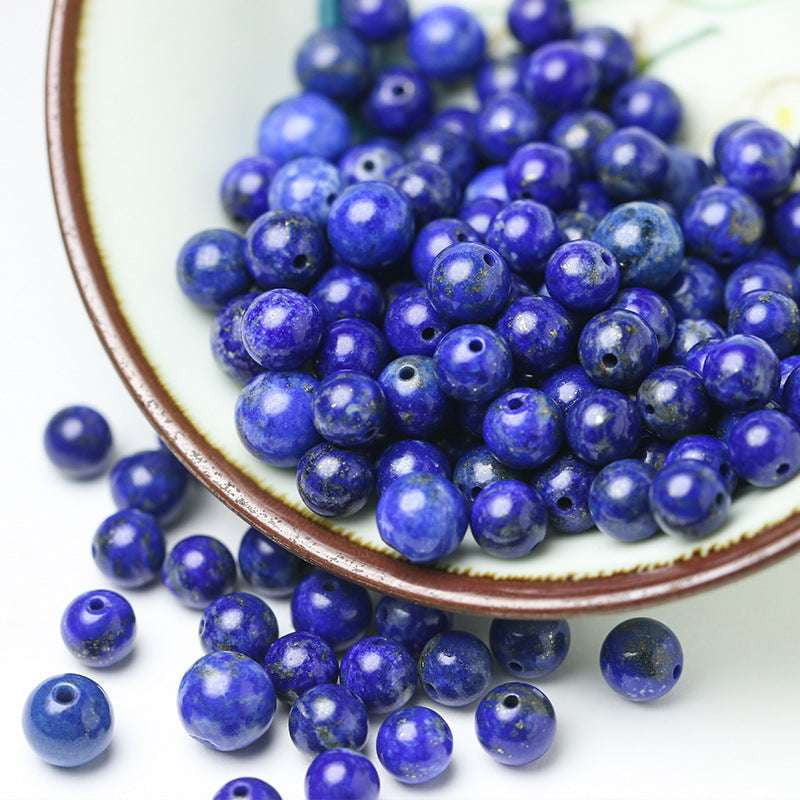 Genuine Lapis Beads, Lapis Lazuli Rounds, Natural Lapis Gemstones - available at Sparq Mart