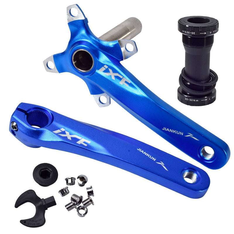 aluminum alloy crankset, integrated crankset upgrade, lightweight bike crank - available at Sparq Mart