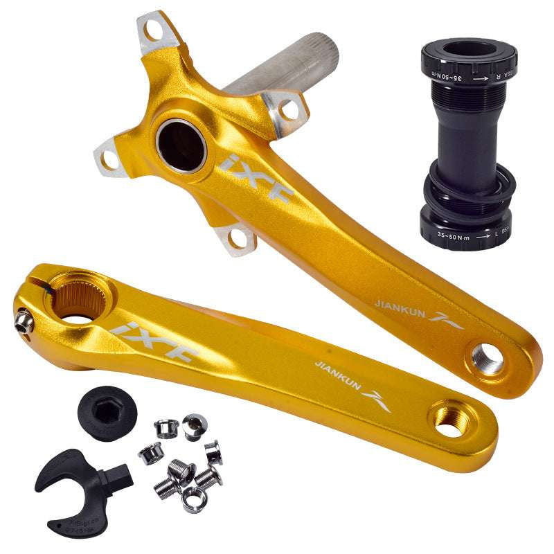 aluminum alloy crankset, integrated crankset upgrade, lightweight bike crank - available at Sparq Mart