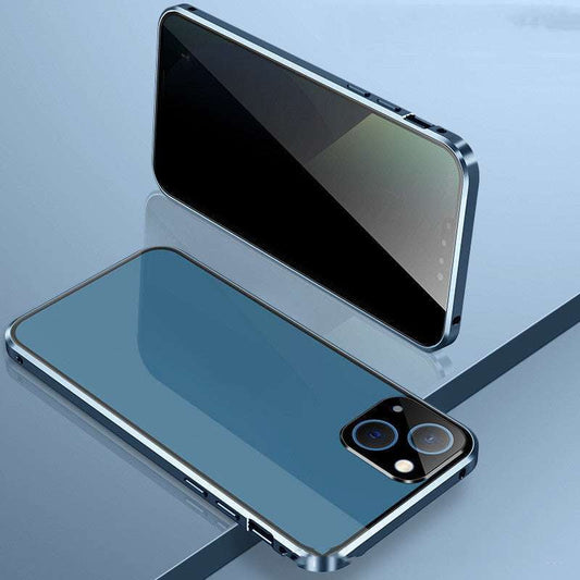 Anti Peeping Cover, Magnetic Privacy Case, Tempered Glass Protection - available at Sparq Mart