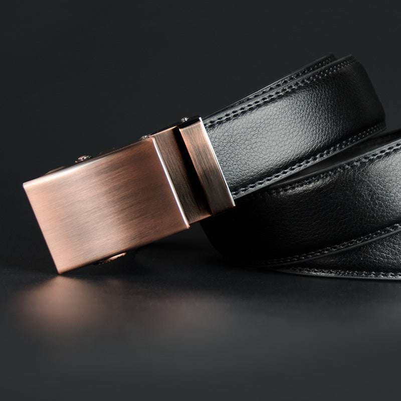 durable leather belt, genuine leather belt, men's fashion accessory - available at Sparq Mart