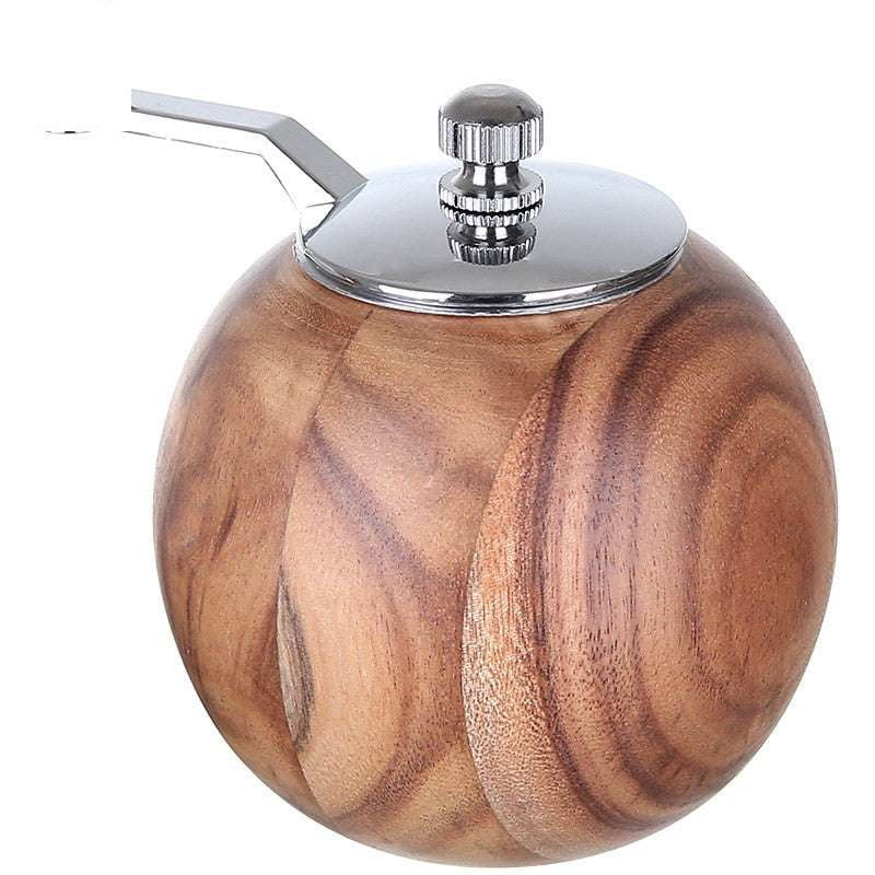 Kitchen Pepper Mill, Manual Spice Grinder, Wooden Grinder Craft - available at Sparq Mart