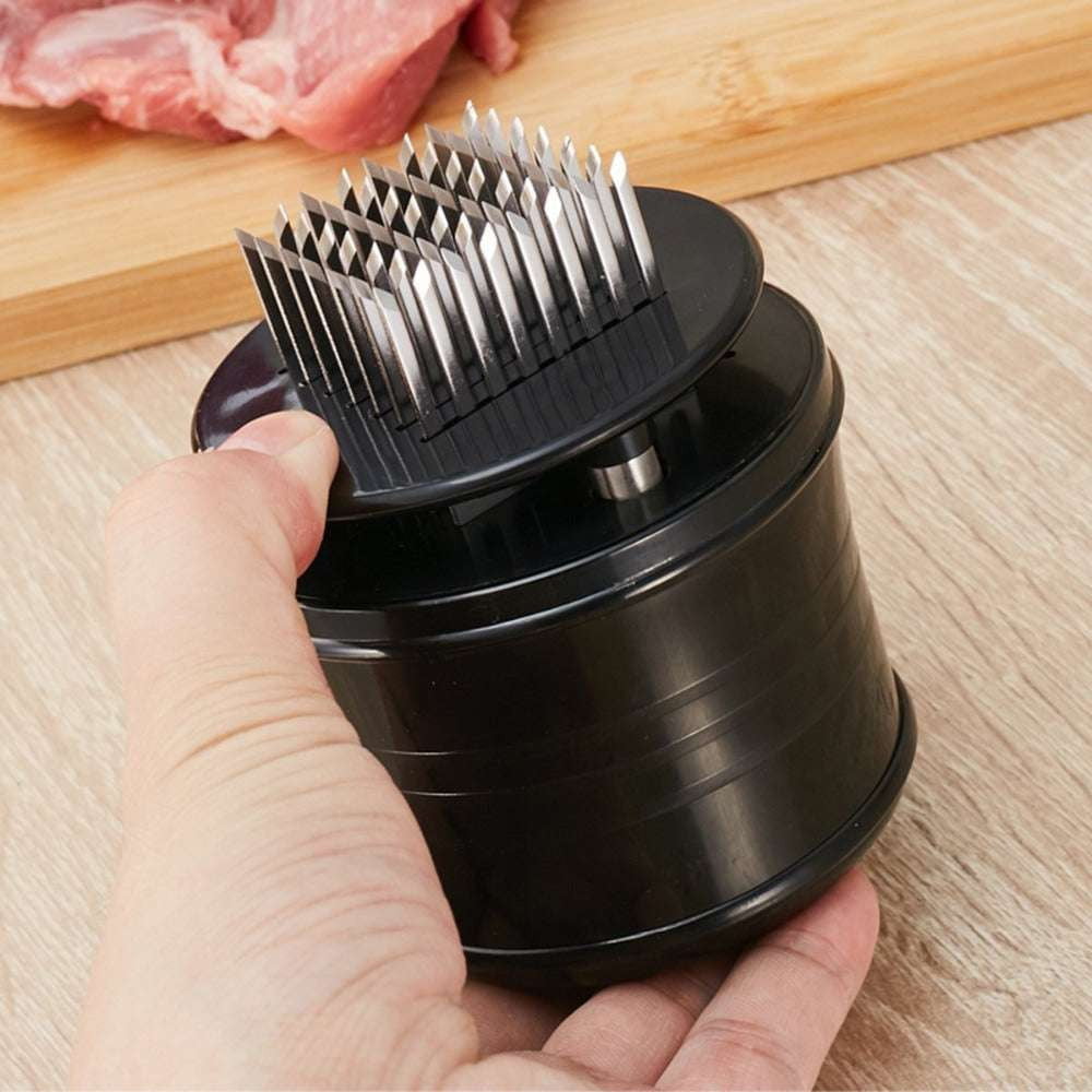 premium meat needle, quick tenderizer tool, stainless steel meat needle - available at Sparq Mart