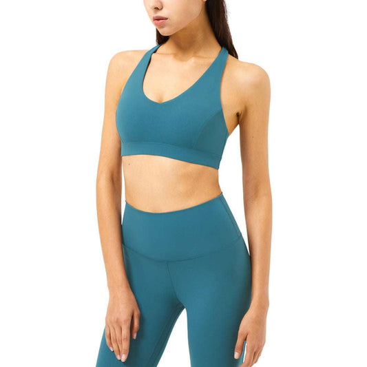 Moisture-Wicking Active Bra, Seamless Running Underwear, Sports Bra Comfort - available at Sparq Mart