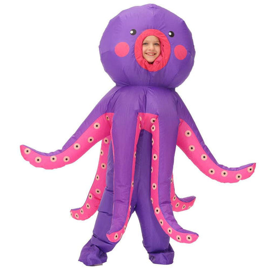 Birthday Party Suit, Inflatable Octopus Costume, Purple Costume Adult - available at Sparq Mart