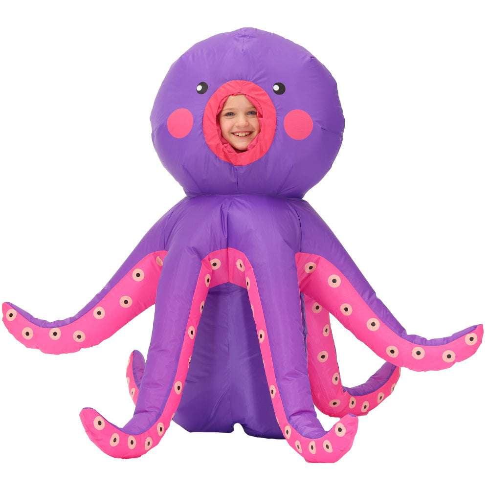 Birthday Party Suit, Inflatable Octopus Costume, Purple Costume Adult - available at Sparq Mart