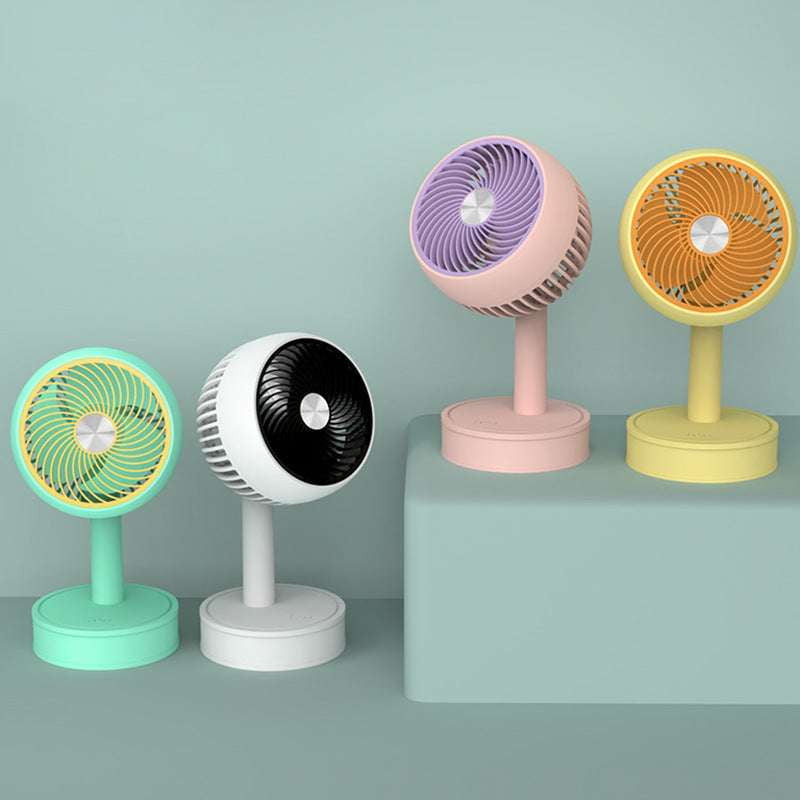 Eco-Friendly Small Fan, Rechargeable Mini Desk Fan, Silent Portable USB Fan - available at Sparq Mart