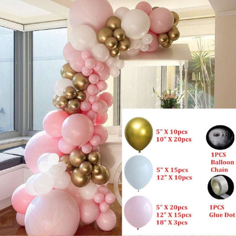 Balloon Arch Kit, Party Decoration Background, Rose Gold Balloons - available at Sparq Mart