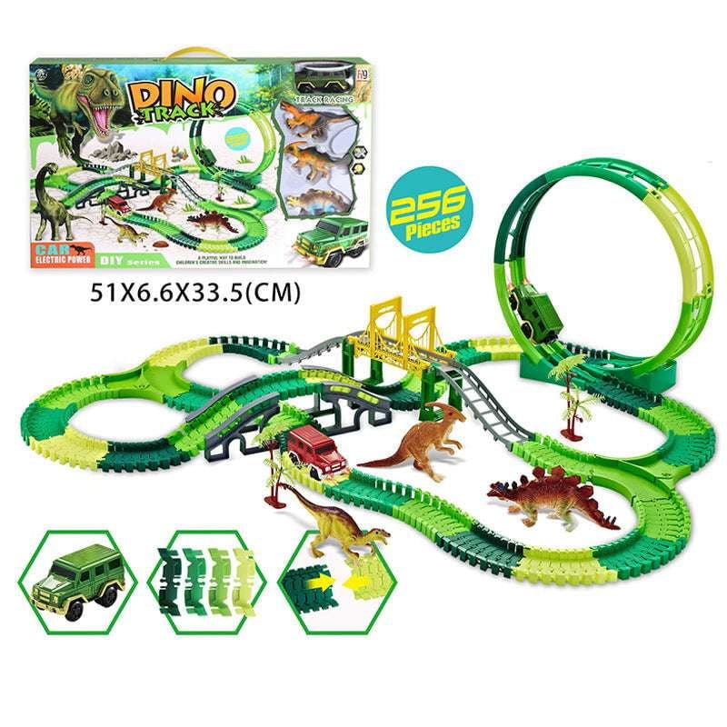 Assembled Car Kit, DIY Toy Car, Rotating Track Toy - available at Sparq Mart