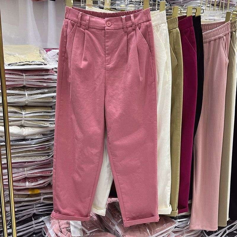 Comfortable Harlan Pants, Cropped Loose Pants, High Waisted Harlan - available at Sparq Mart