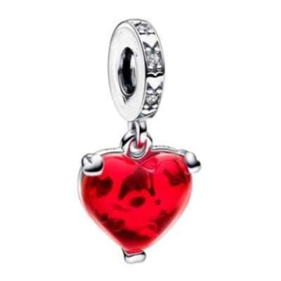 Pan Family Love Lock String, S925 Strawberry String, Sterling Silver Family Love Lock - available at Sparq Mart