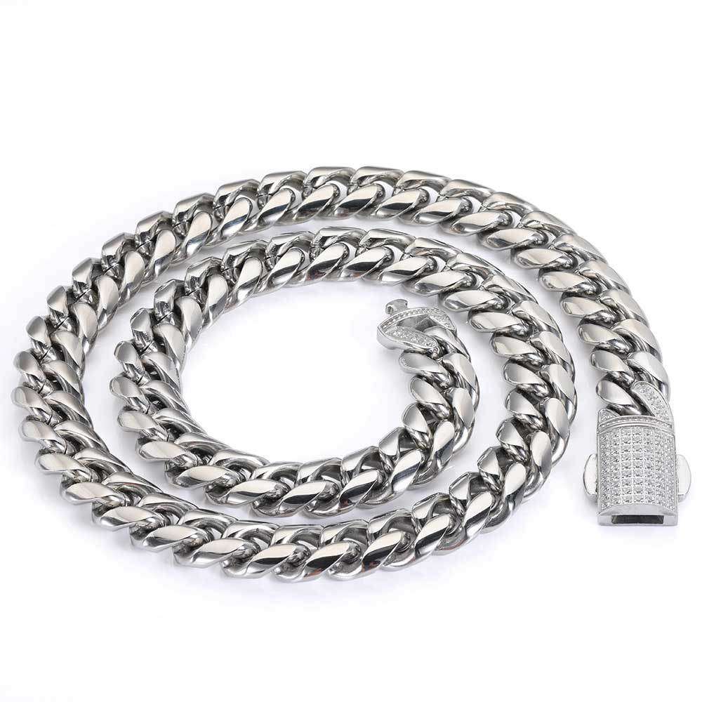 hip hop jewelry, stainless steel necklace bracelet, wholesale accessories - available at Sparq Mart