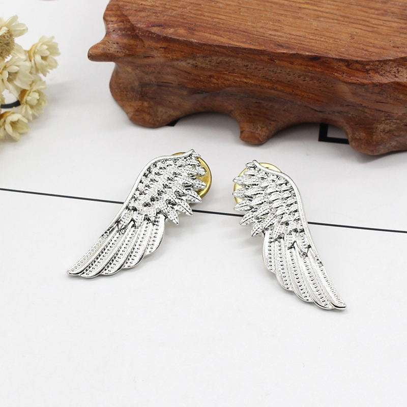 Angel Brooch Pin, Elegant Brooch Accessory, Wings Collar Pin - available at Sparq Mart