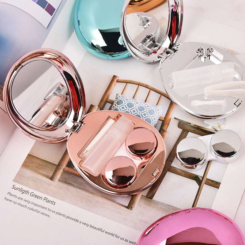 Cosmetic Contact Lens Case, Electroplated Contact Lens Case, Sparkling Contact Lens Case - available at Sparq Mart