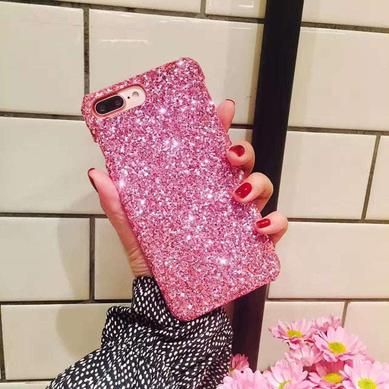 Durable Protective Case, Sequined iPhone Cover, Sparkling Phone Accessory - available at Sparq Mart