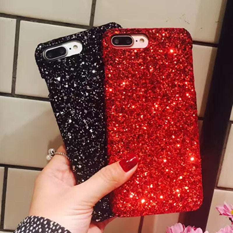 Durable Protective Case, Sequined iPhone Cover, Sparkling Phone Accessory - available at Sparq Mart