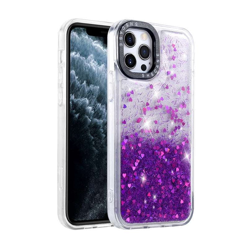 designer phone cover, iPhone glitter case, shockproof case iPhone - available at Sparq Mart