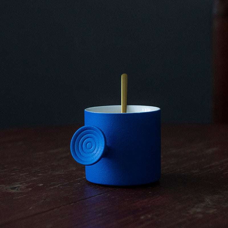 Ceramic Mug Klein Blue, Hand Brewed Espresso, Sparq Mart - available at Sparq Mart