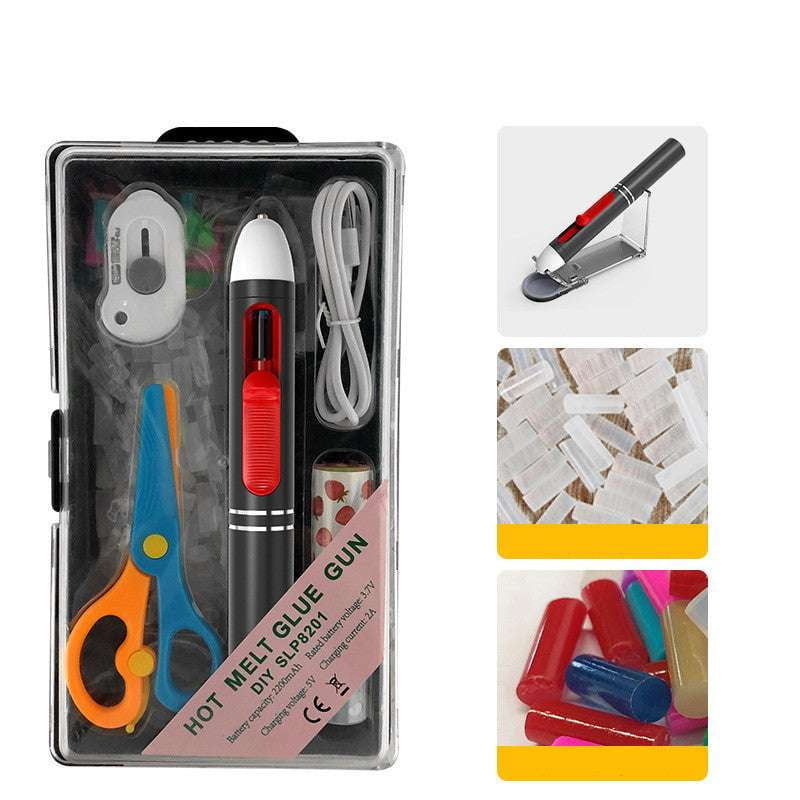 Glue Handmade DIY, Hot Melt Glue, Wireless Rechargeable Set - available at Sparq Mart