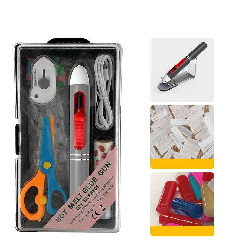 Glue Handmade DIY, Hot Melt Glue, Wireless Rechargeable Set - available at Sparq Mart