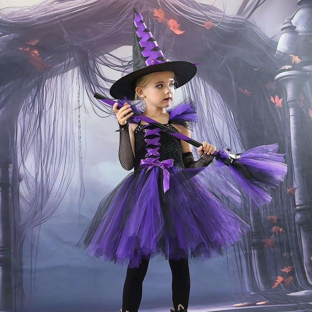 Children's party costume, Halloween cosplay, Witch masquerade - available at Sparq Mart