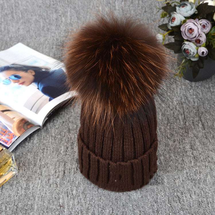 Autumn/Winter Fashion, Fluffy Ball Hat, Wholesale Hats - available at Sparq Mart