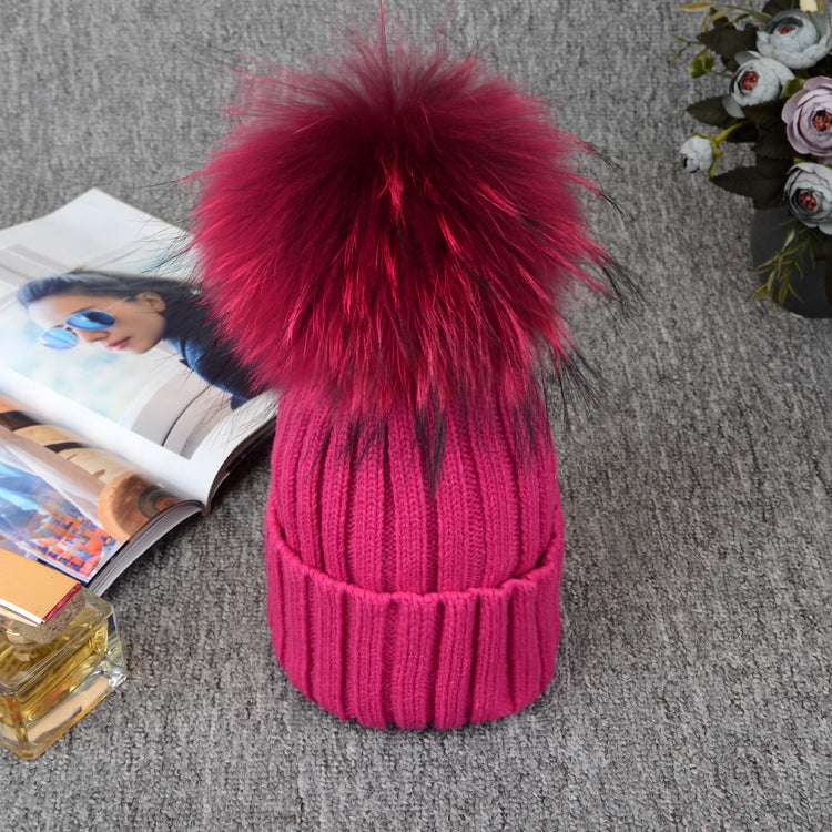 Autumn/Winter Fashion, Fluffy Ball Hat, Wholesale Hats - available at Sparq Mart