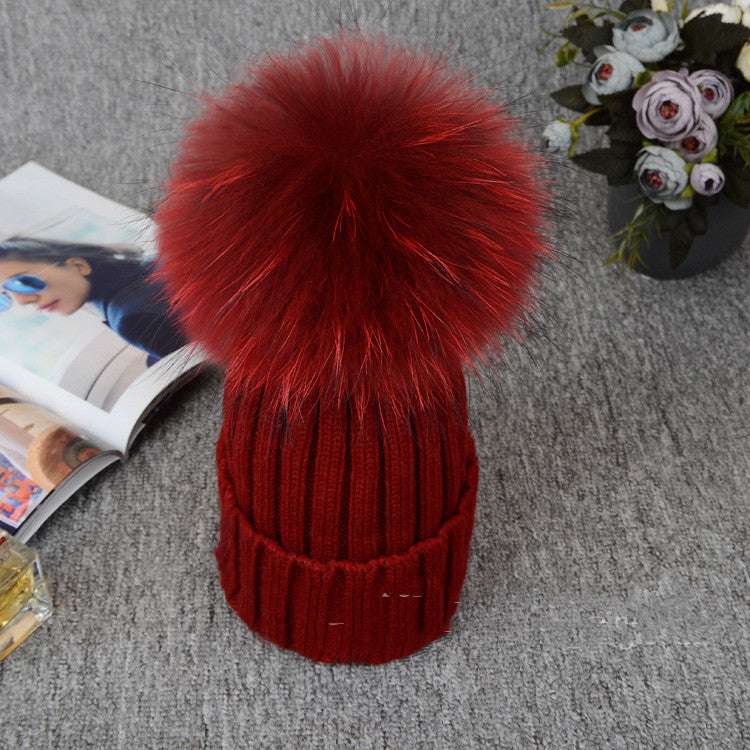 Autumn/Winter Fashion, Fluffy Ball Hat, Wholesale Hats - available at Sparq Mart