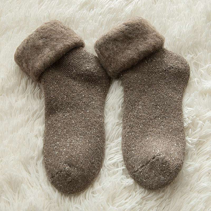 Cozy fleece footwear, Snow socks for women, Warm winter socks - available at Sparq Mart