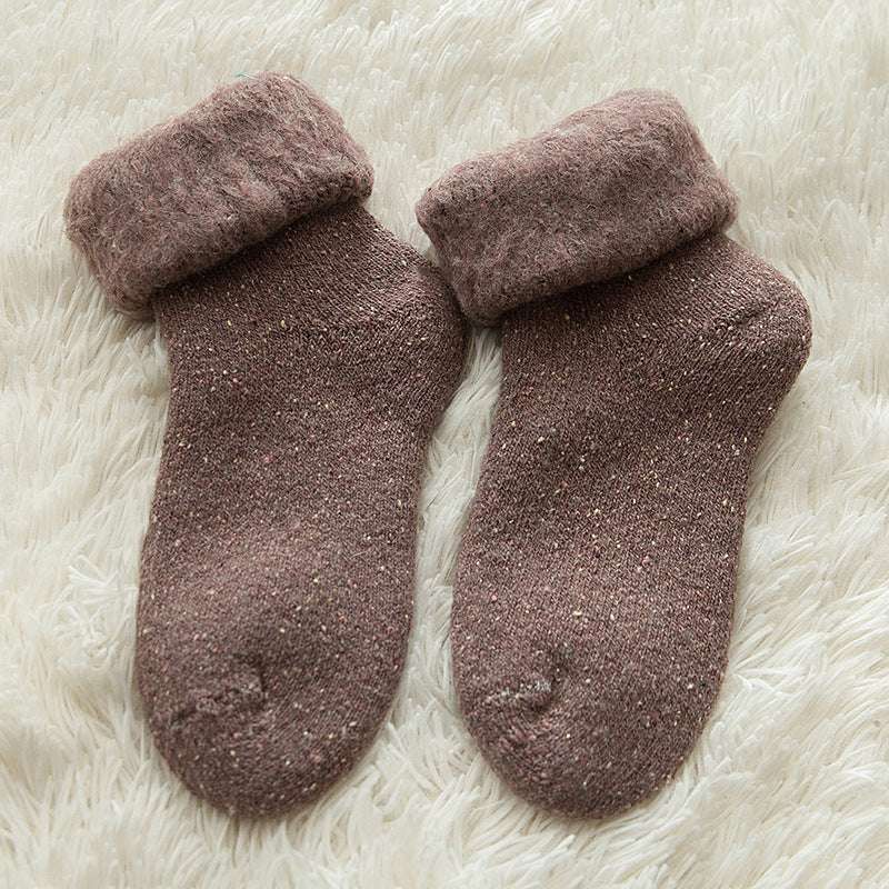 Cozy fleece footwear, Snow socks for women, Warm winter socks - available at Sparq Mart