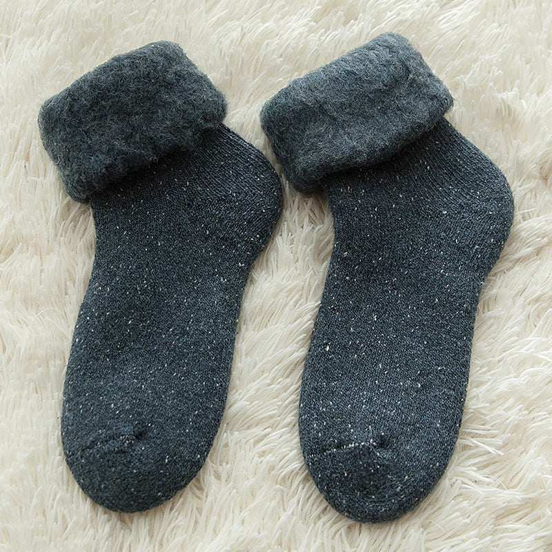 Cozy fleece footwear, Snow socks for women, Warm winter socks - available at Sparq Mart