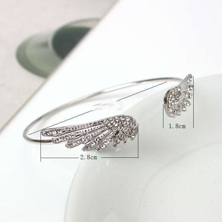 diamond wing bangle, exquisite jewelry, sparq mart - available at Sparq Mart