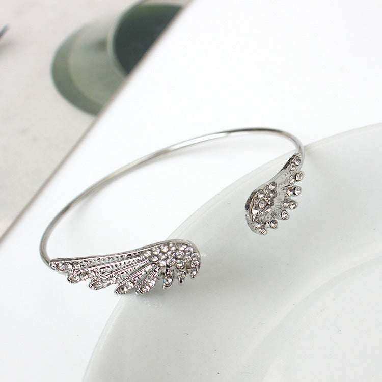 diamond wing bangle, exquisite jewelry, sparq mart - available at Sparq Mart