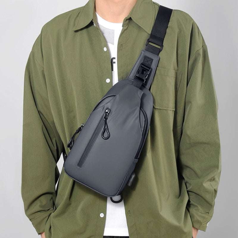 Functional Men's Chest Bag, Sparq Mart, Stylish Crossbody Backpack - available at Sparq Mart