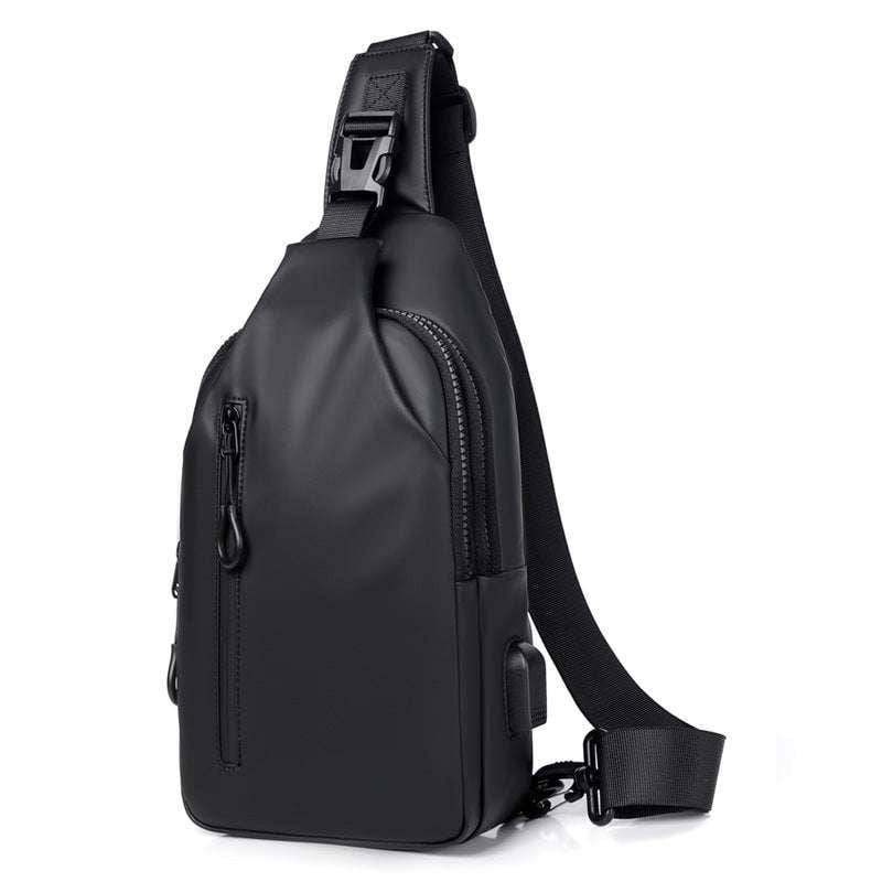 Functional Men's Chest Bag, Sparq Mart, Stylish Crossbody Backpack - available at Sparq Mart