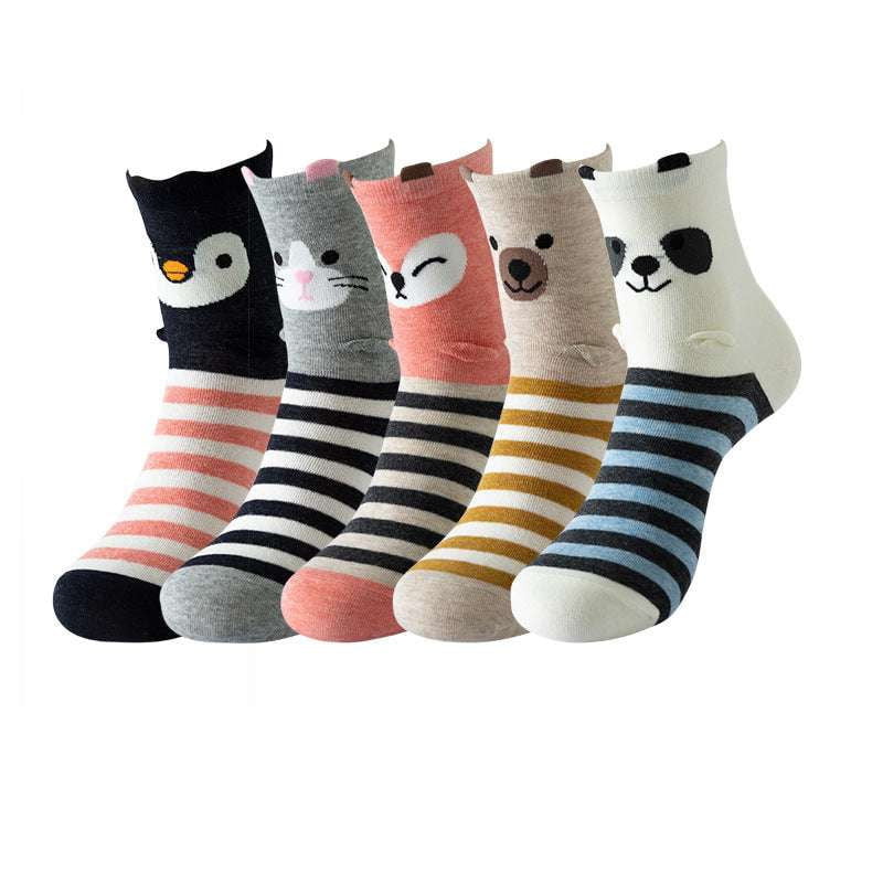 Animal pattern socks, Casual print socks, Colorful long socks - available at Sparq Mart