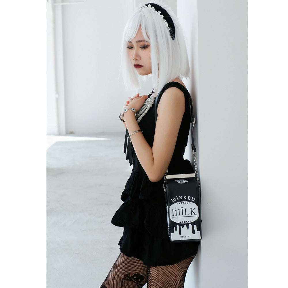 Milk Bucket Bag, Sparq Mart, Stylish Black Bag - available at Sparq Mart