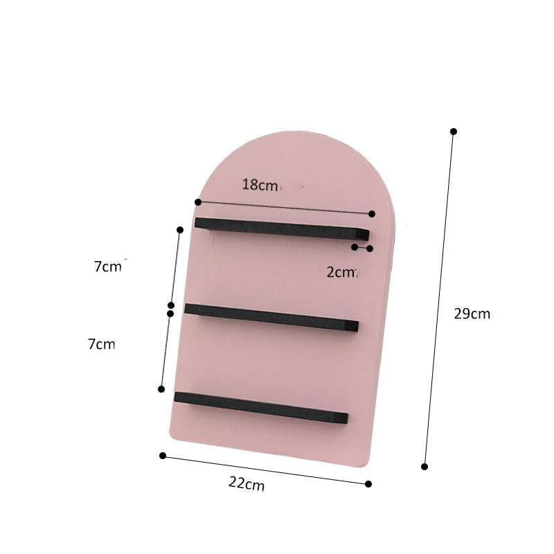 Cosmetic Storage Solution, Essential Oil Organizer, Wooden Display Rack - available at Sparq Mart