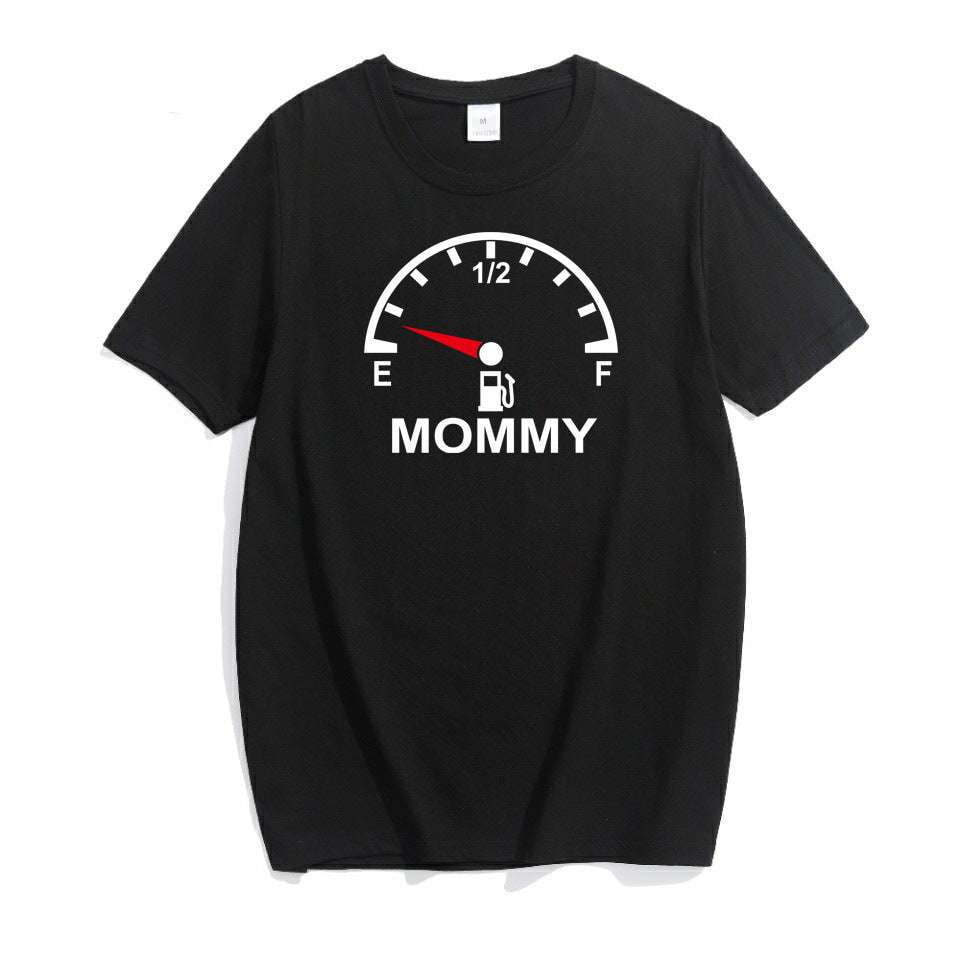 Casual Letter Print, Family Matching Tees, Mommy Daddy Baby - available at Sparq Mart