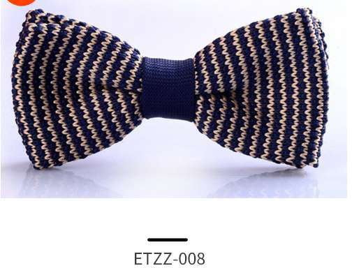 boys fashion bowtie, childrens bow tie, kids knit tie - available at Sparq Mart