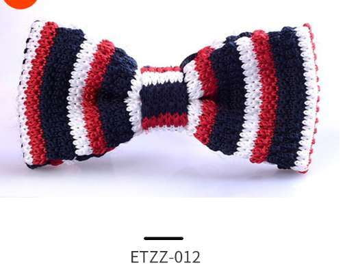 boys fashion bowtie, childrens bow tie, kids knit tie - available at Sparq Mart