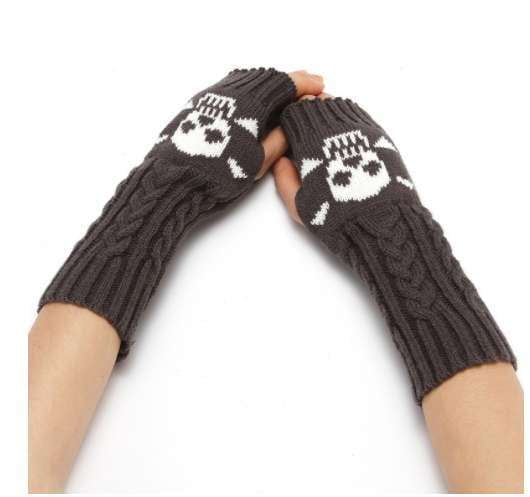 Stylish Hand Warmers, Winter Fashion Gloves, Women's Knitted Gloves - available at Sparq Mart